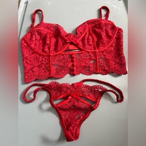 For Love and Lemons red 2 pc. Set